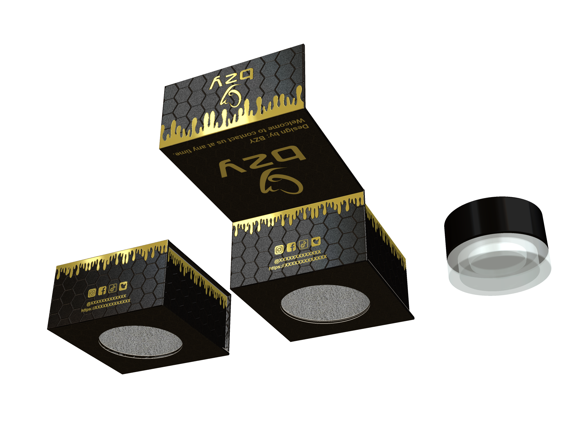 Extract Concentrates Dab Jar Packaging